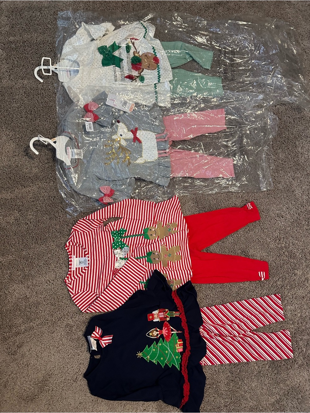 Girls Christmas Holiday Outfit Bundle